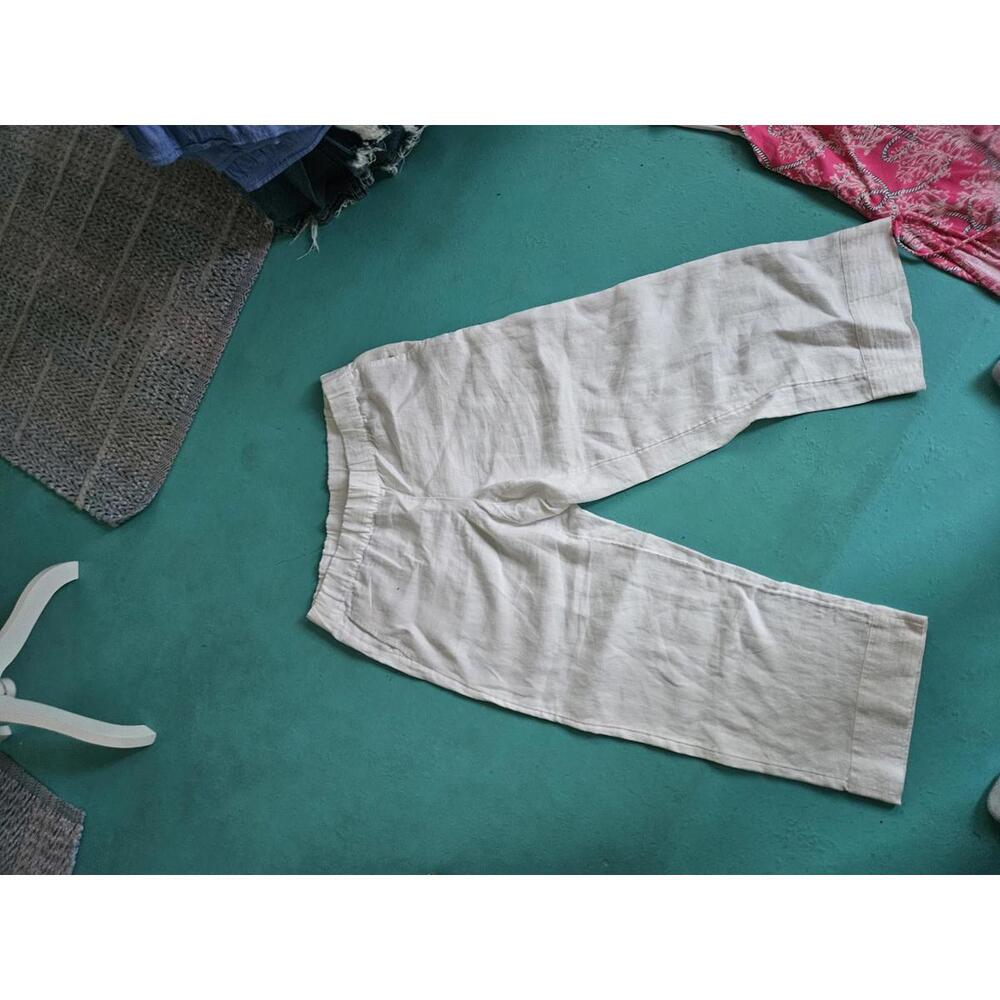 Linen white pants m purejill